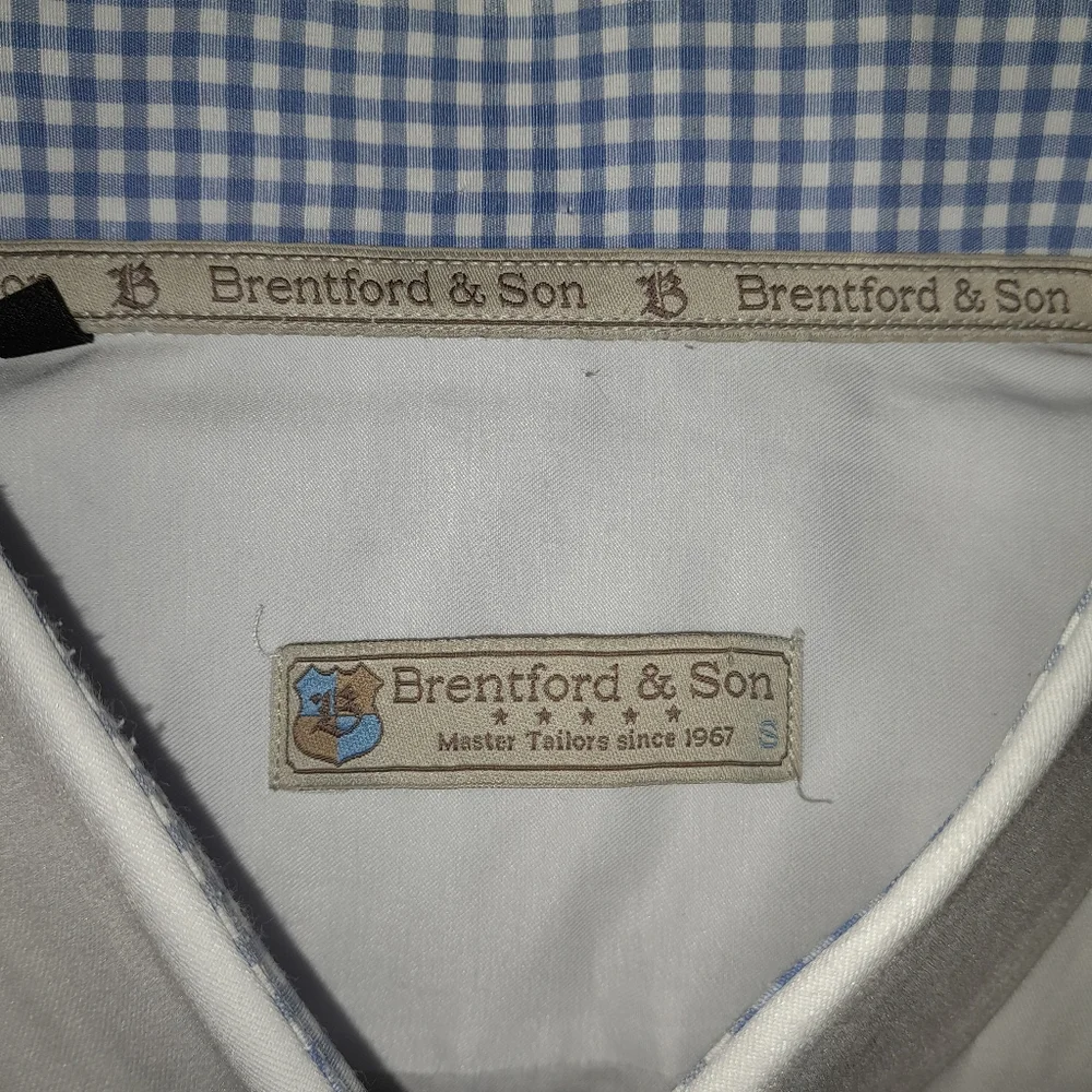 Brentford & Sons Button Down Dress Shirt 2XL - Picture 4 of 6
